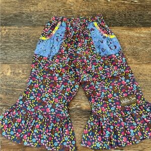Matilda Jane Paint by Number Ruffle Pants with Pockets